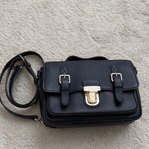 Kate Spade Navy Leather Satchel Bag